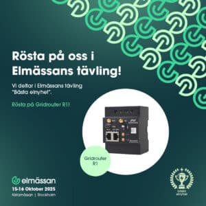 Rösta på Normpower Grid router R1 för Elmässan 2025